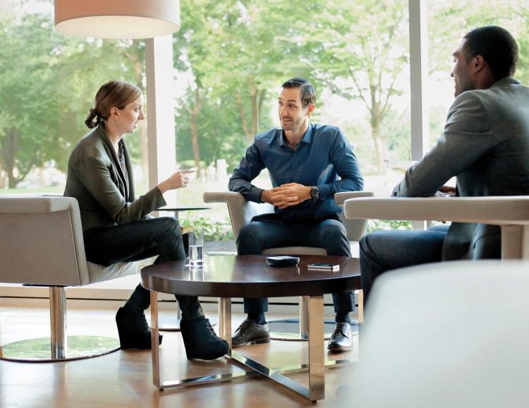 Why do we do things in groups that we would normally not do alone? And how might the behavior of the people in this photo differ if the setting was less posh? These are some of the questions social psychology seeks to answer. calisto_620_group_conference_crop by Plantronicsgermany. CC BY-ND 2.0