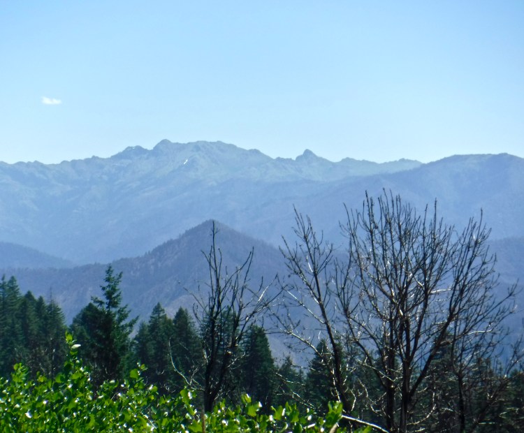 Mountains in the distance.